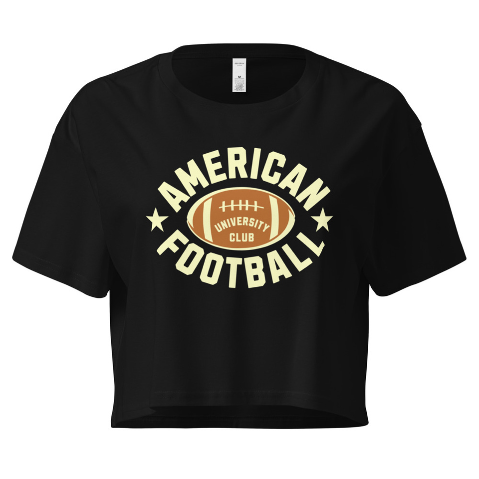 American Football - Athletic Sports Women's Crop Top
