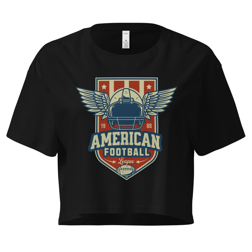 American Football League - Sports Helmet Women's Crop Top