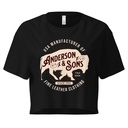 Anderson & Sons Leather Clothing - Buffalo Women's Crop Top