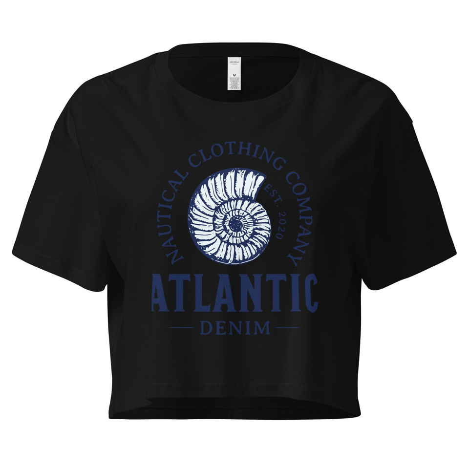 Atlantic Denim - Nautical Women's Crop Top