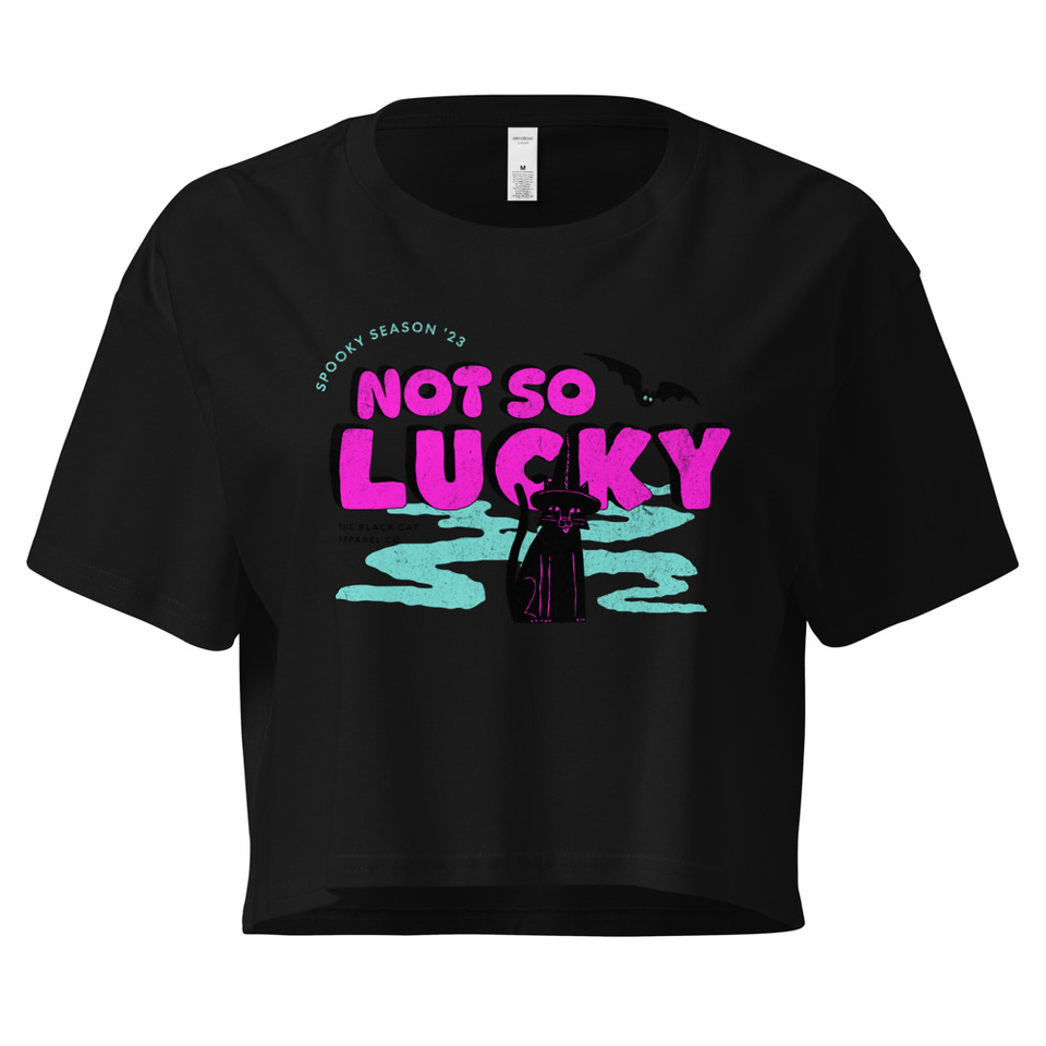Bad Luck Kitty - Halloween Women's Crop Top