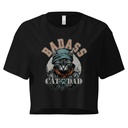 BADASS CAT DAT Women's Crop Top