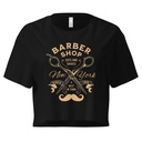 Barber Shop Cuts & Shaves - Scissor Women's Crop Top