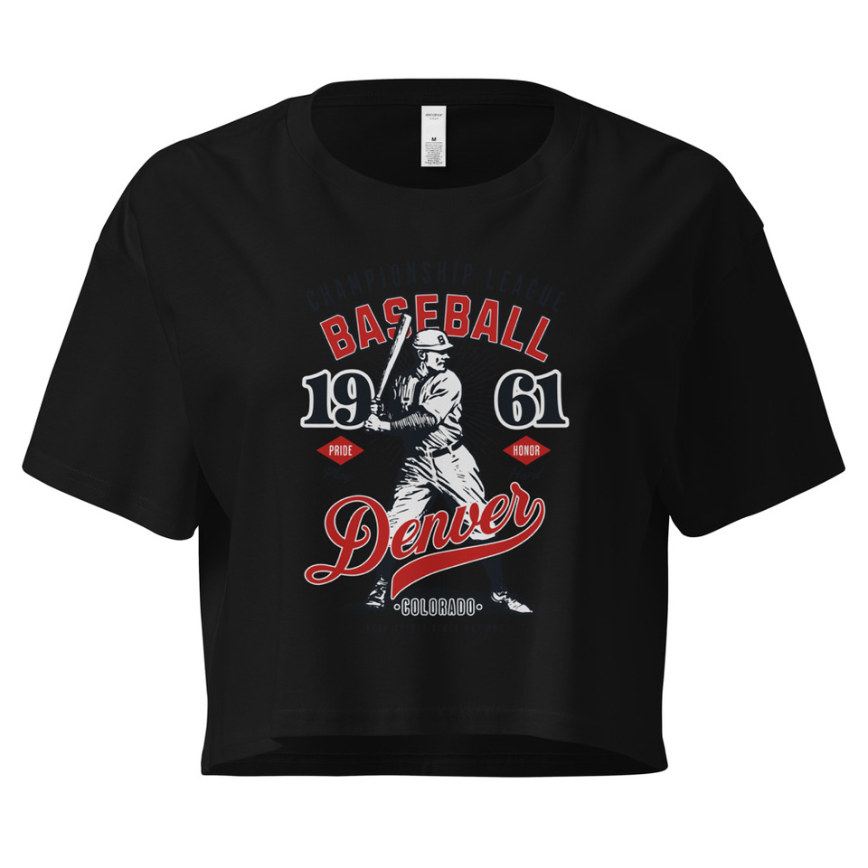 Baseball Championship League - University Sports Team Women's Crop Top