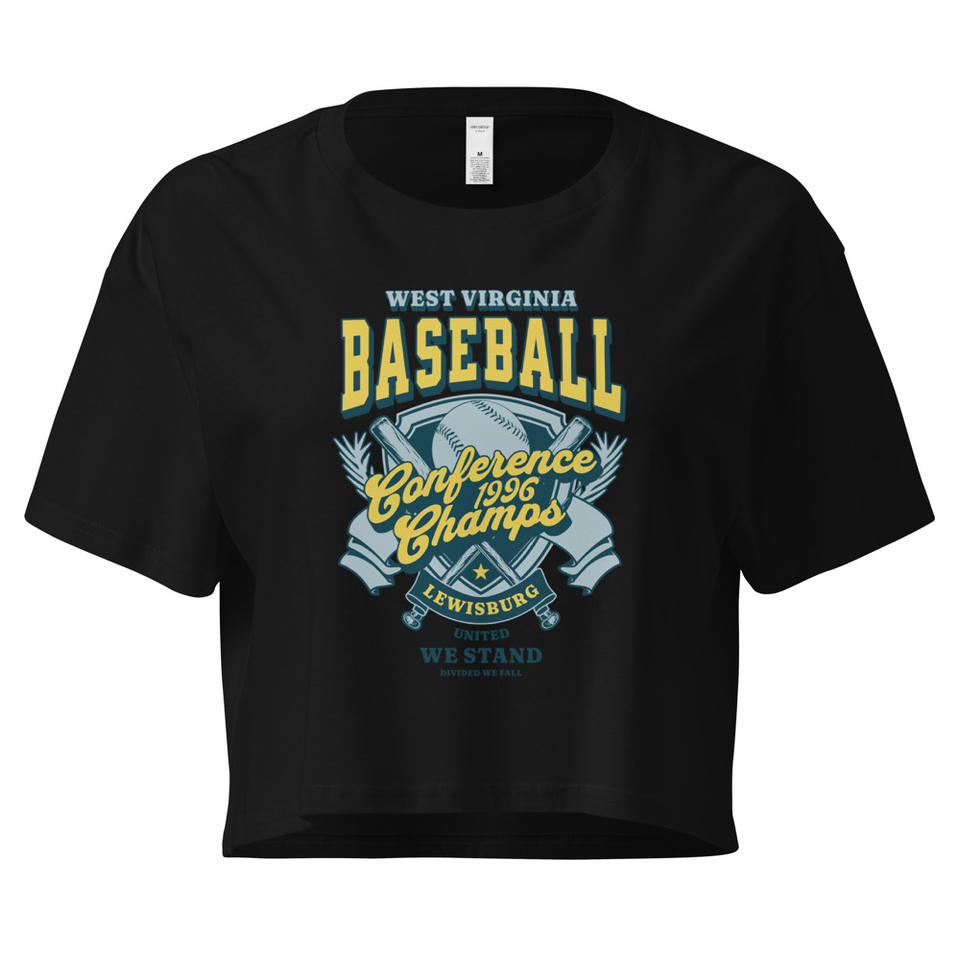 Baseball Conference Championships - Athlectic Badge Women's Crop Top