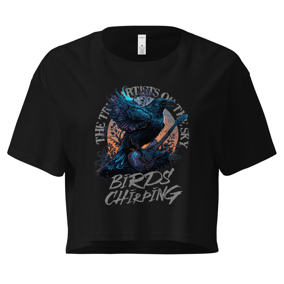 Birds Chirping Women's Crop Top