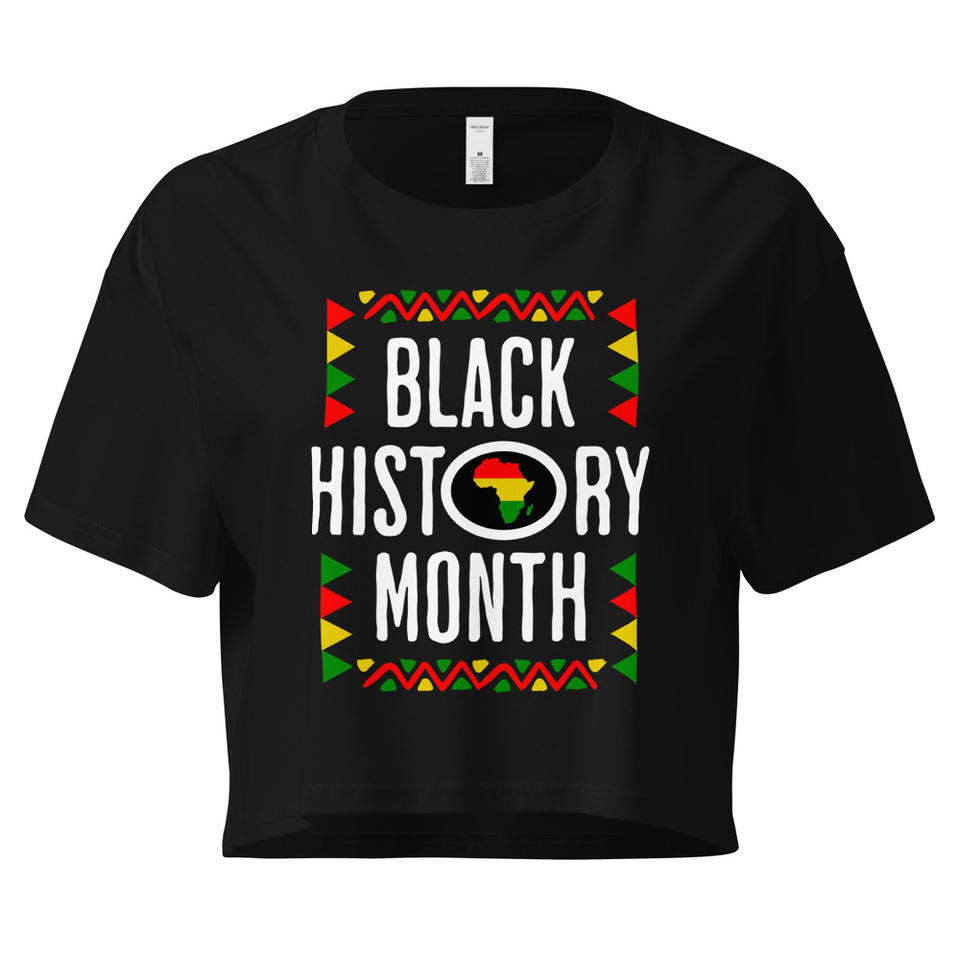 Black History Month - African American Culture Women's Crop Top