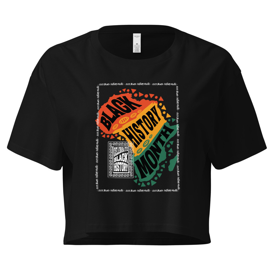 Black History Month - Tribal History Women's Crop Top