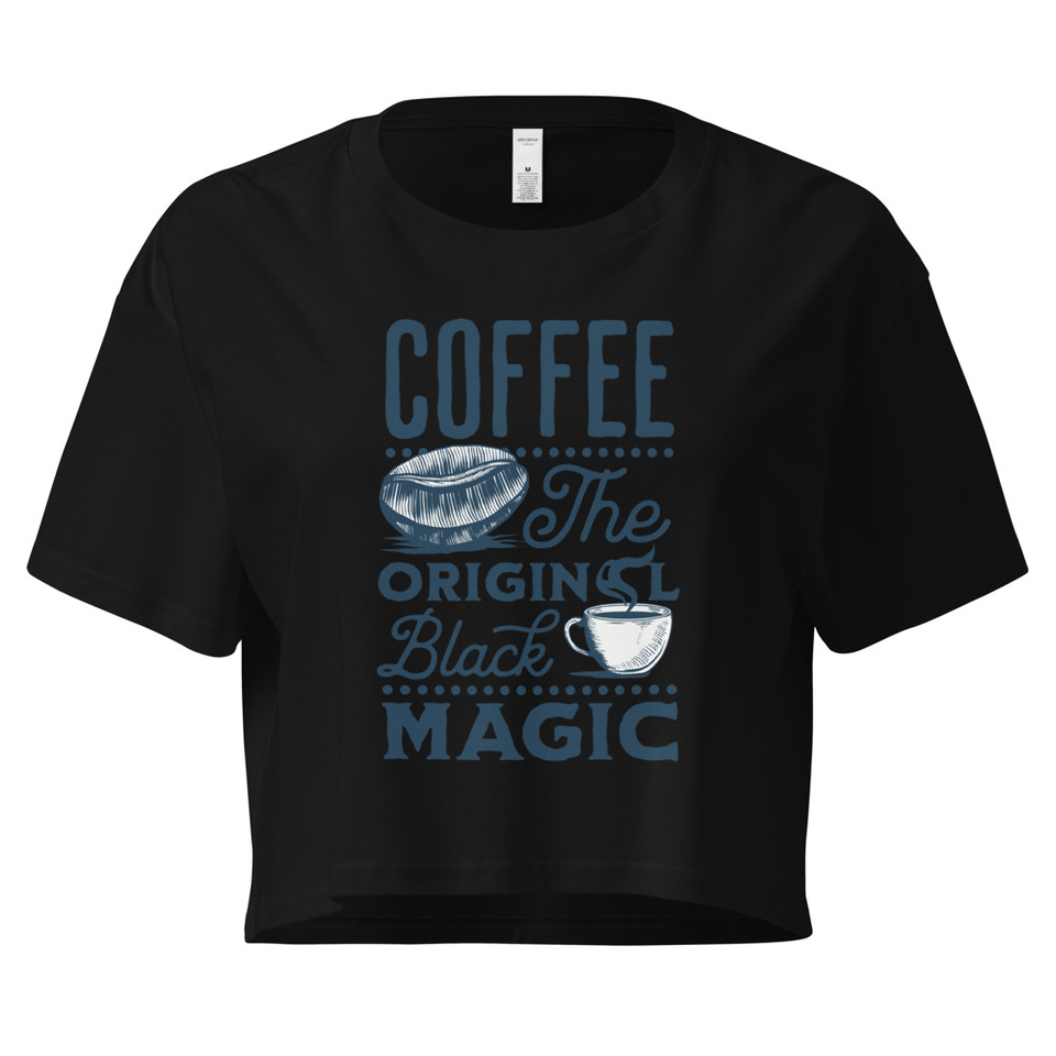 Black Magic Coffee - Simple Cup Women's Crop Top