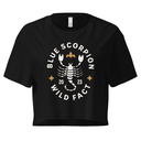 Blue Scorpion - Wildlife Animal Women's Crop Top
