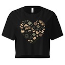 Boho Girl Poster Women's Crop Top