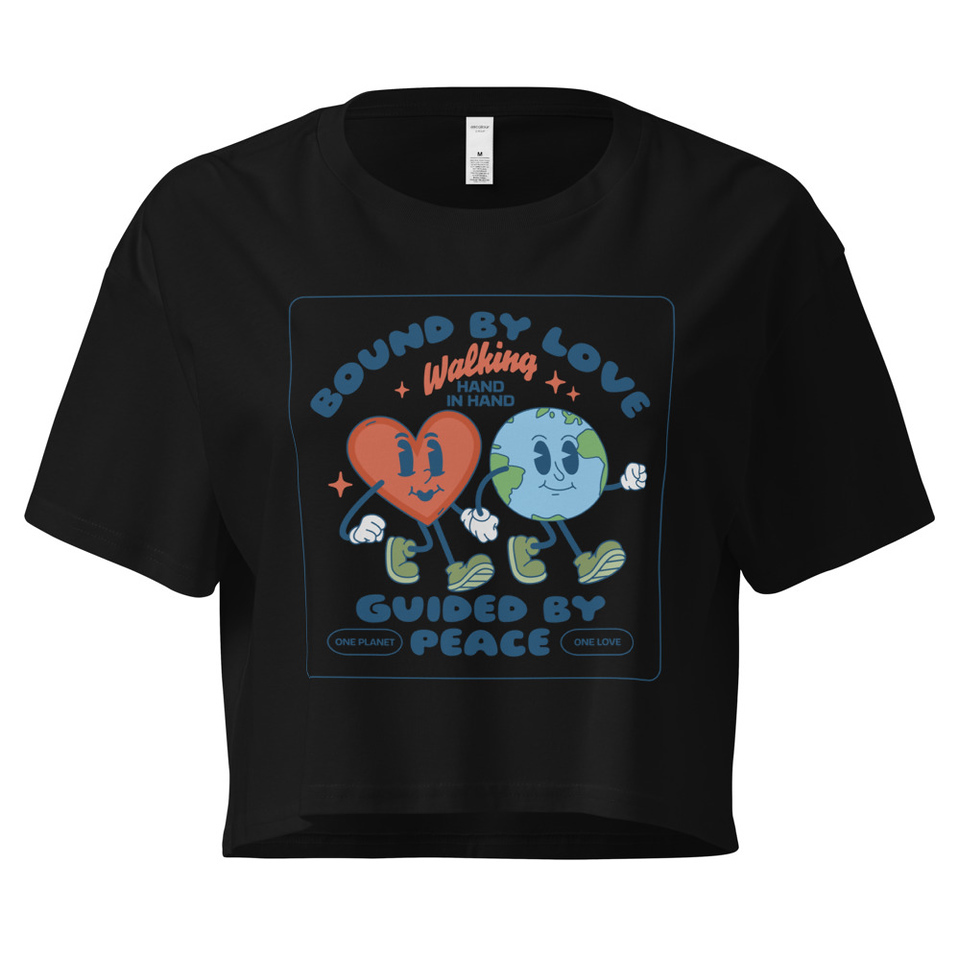 BOUND BY LOVE Women's Crop Top