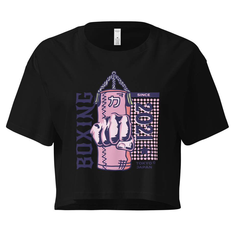 Boxing Fist - Punching Bag Women's Crop Top