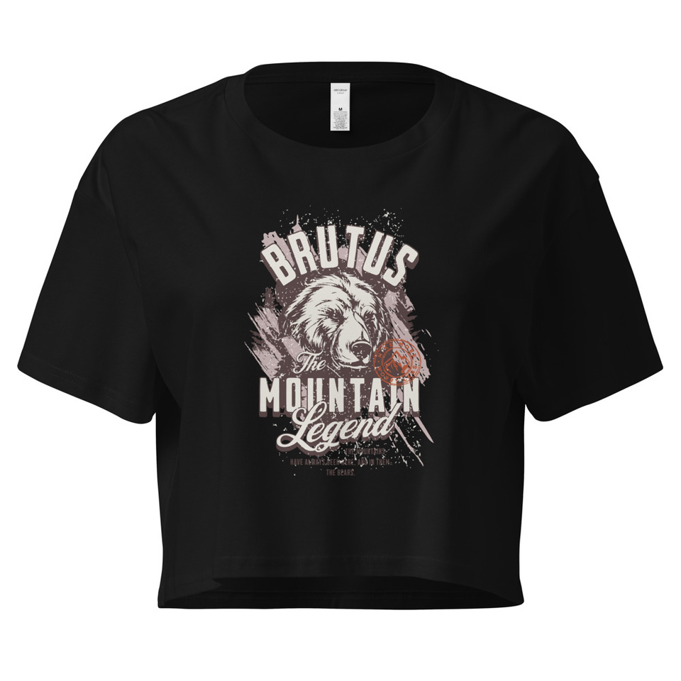 Brutus Mountain Legend Women's Crop Top