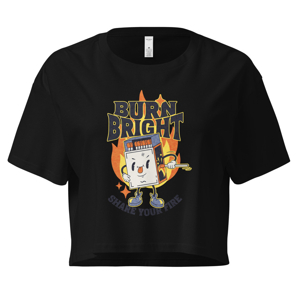 Burn Bright Women's Crop Top