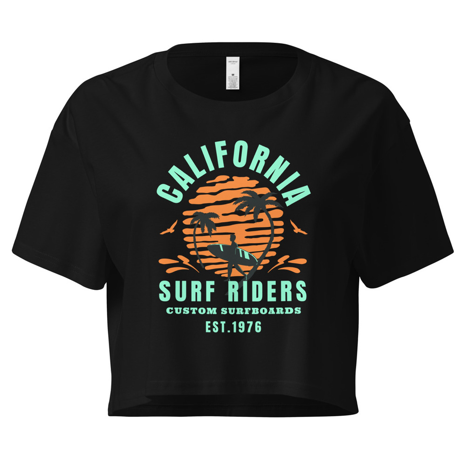 California Surf Riders - Beach Women's Crop Top