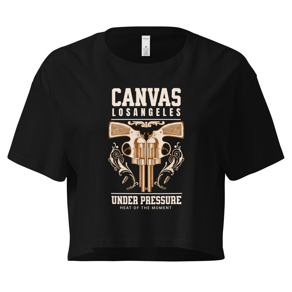 Canvas Los Angeles under pressure Women's Crop Top