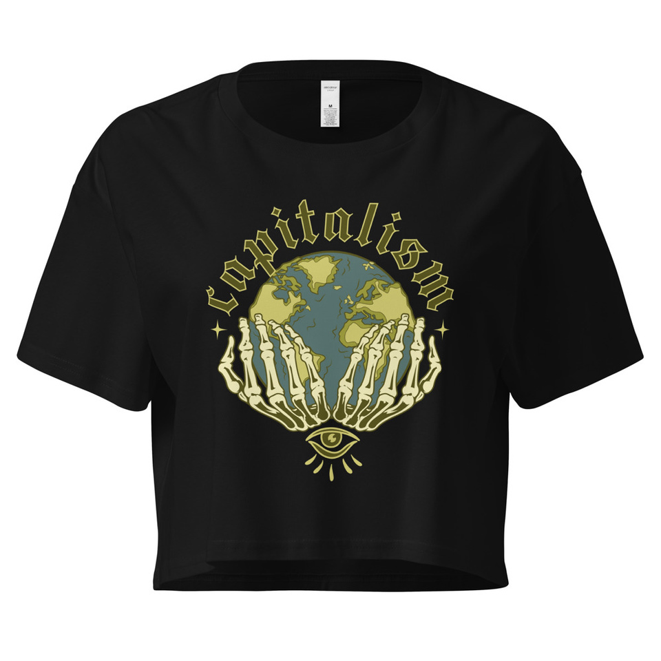 Capitalism - Earth Women's Crop Top