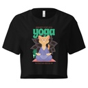 Cat Yoga - Cute Meditation Women's Crop Top