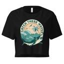 Catch These Waves Shark  Women's Crop Top