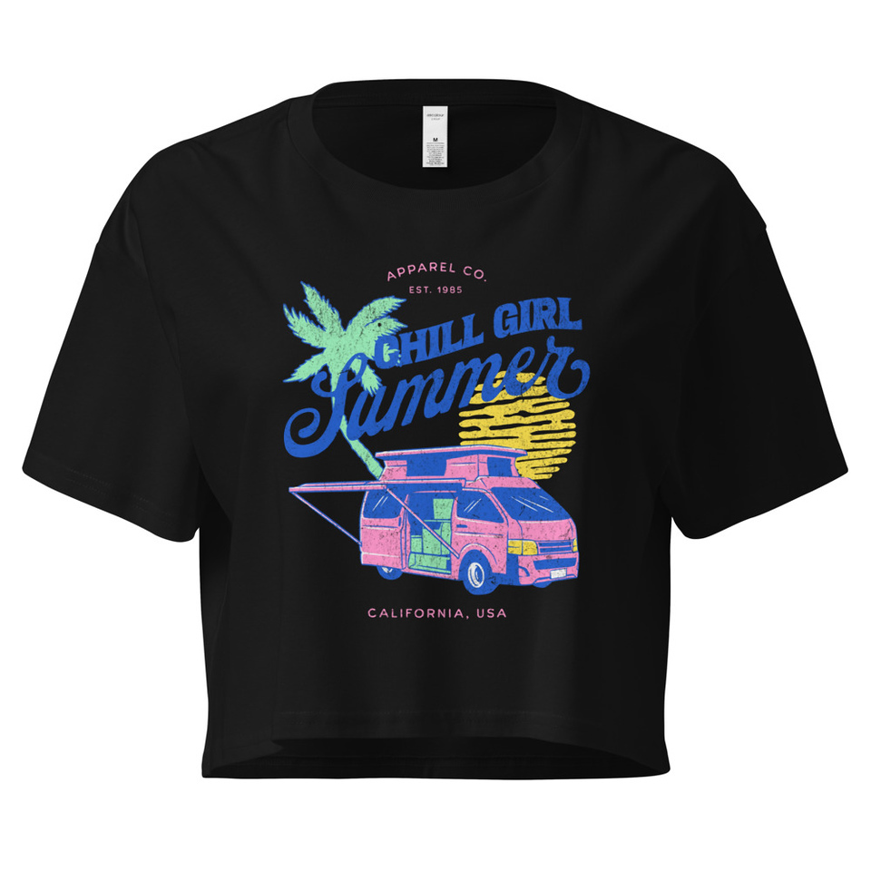 Chill Girl Summer Women's Crop Top