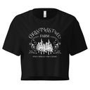 Christmas Tree Farm Women's Crop Top