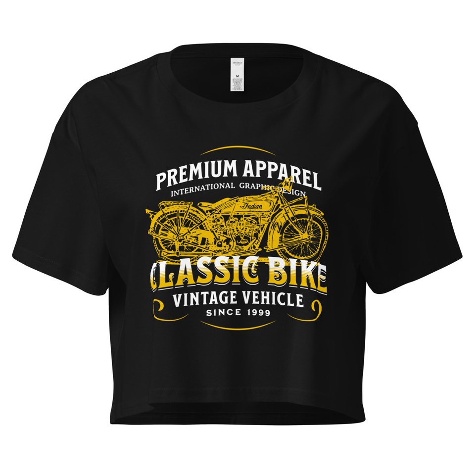 Classic Bike Women's Crop Top