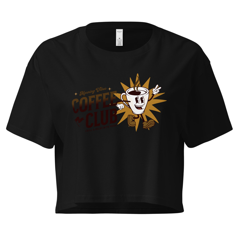 Coffee Club Women's Crop Top