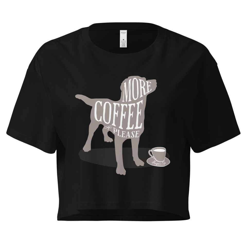 Coffee Dog Women's Crop Top
