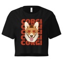 Corgi Loves - Cute Dog Women's Crop Top
