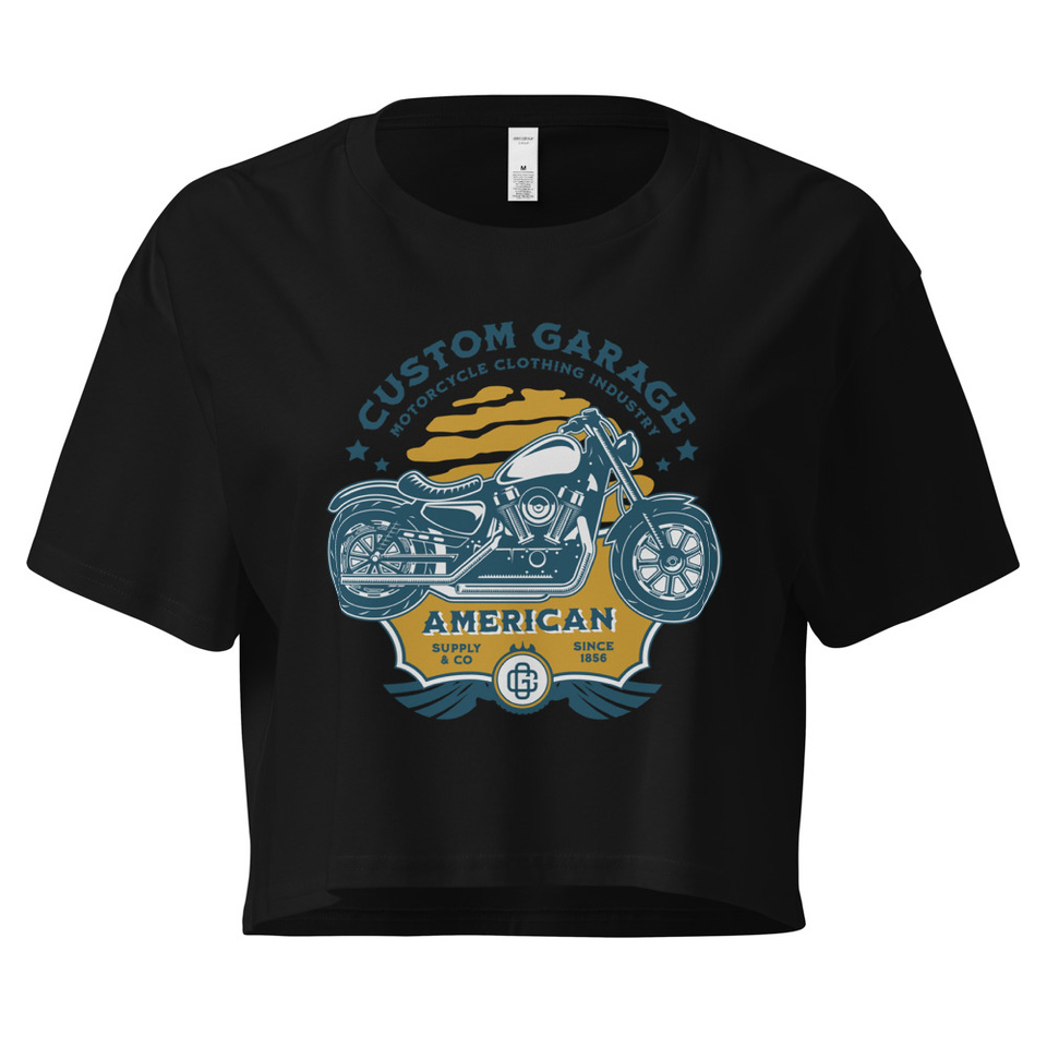 Custom Garage - Motorcycle Women's Crop Top