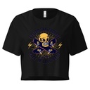 Custom Skateboards - Skull Women's Crop Top
