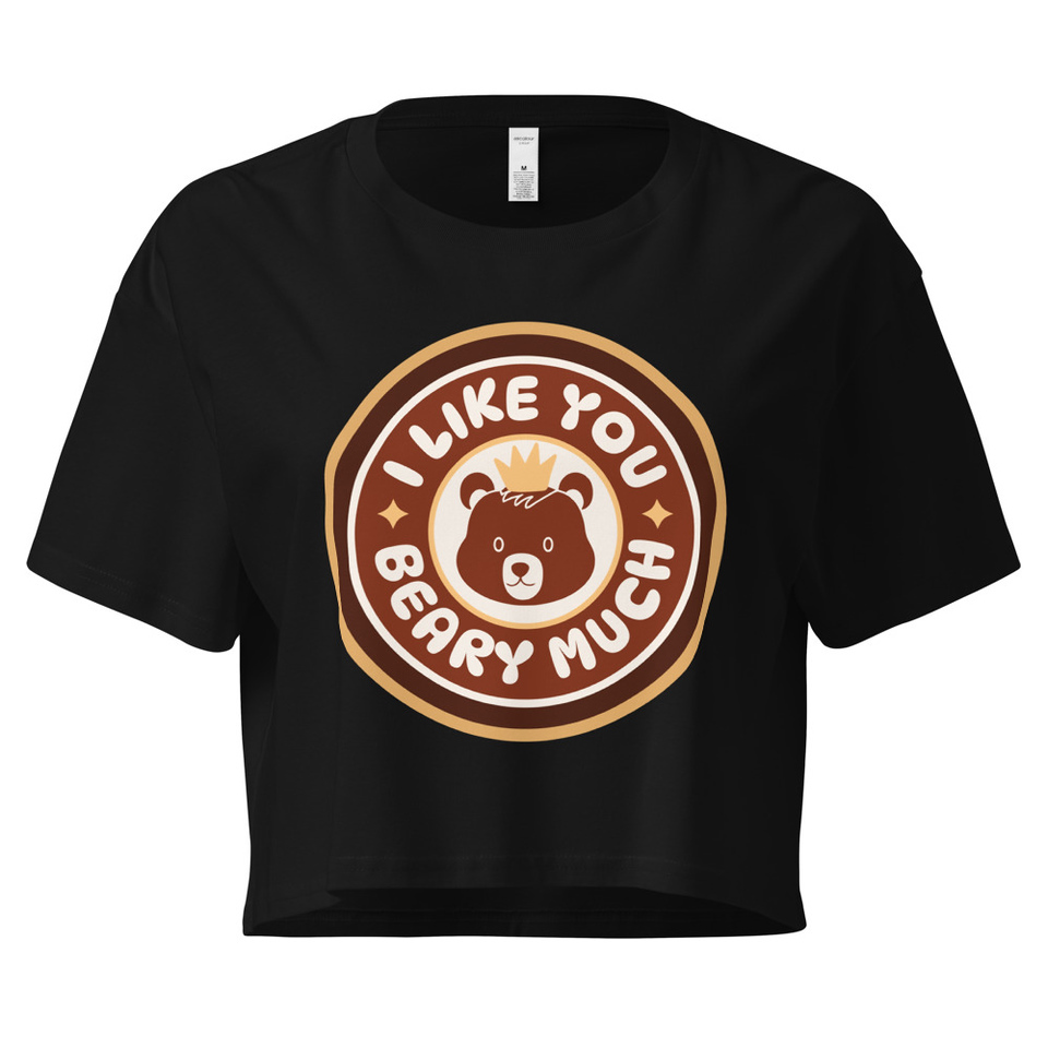 Cute Bear - AI Women's Crop Top
