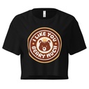 Cute Bear - AI Women's Crop Top