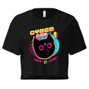 Cyber Cat - Neon Color Women's Crop Top