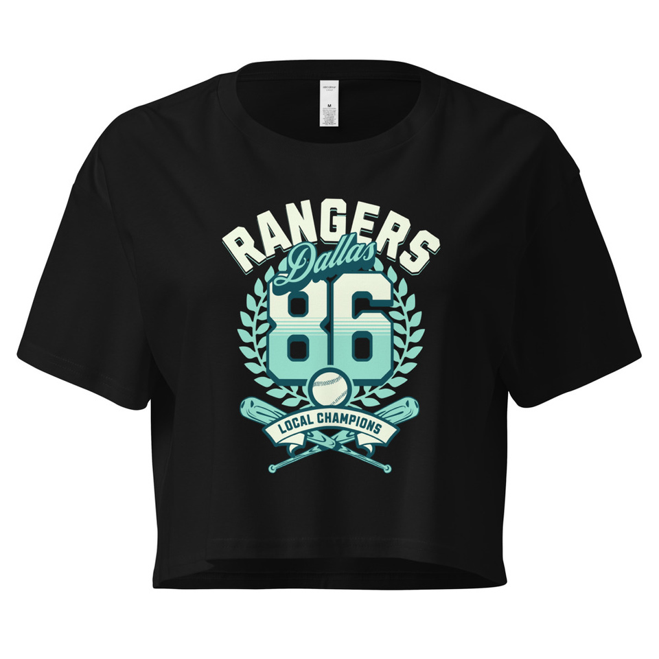 Dallas Rangers - Old School Sports Women's Crop Top