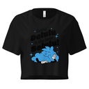 Delulu is the Solulu! - Typographic Cartoon Streetwear Women's Crop Top