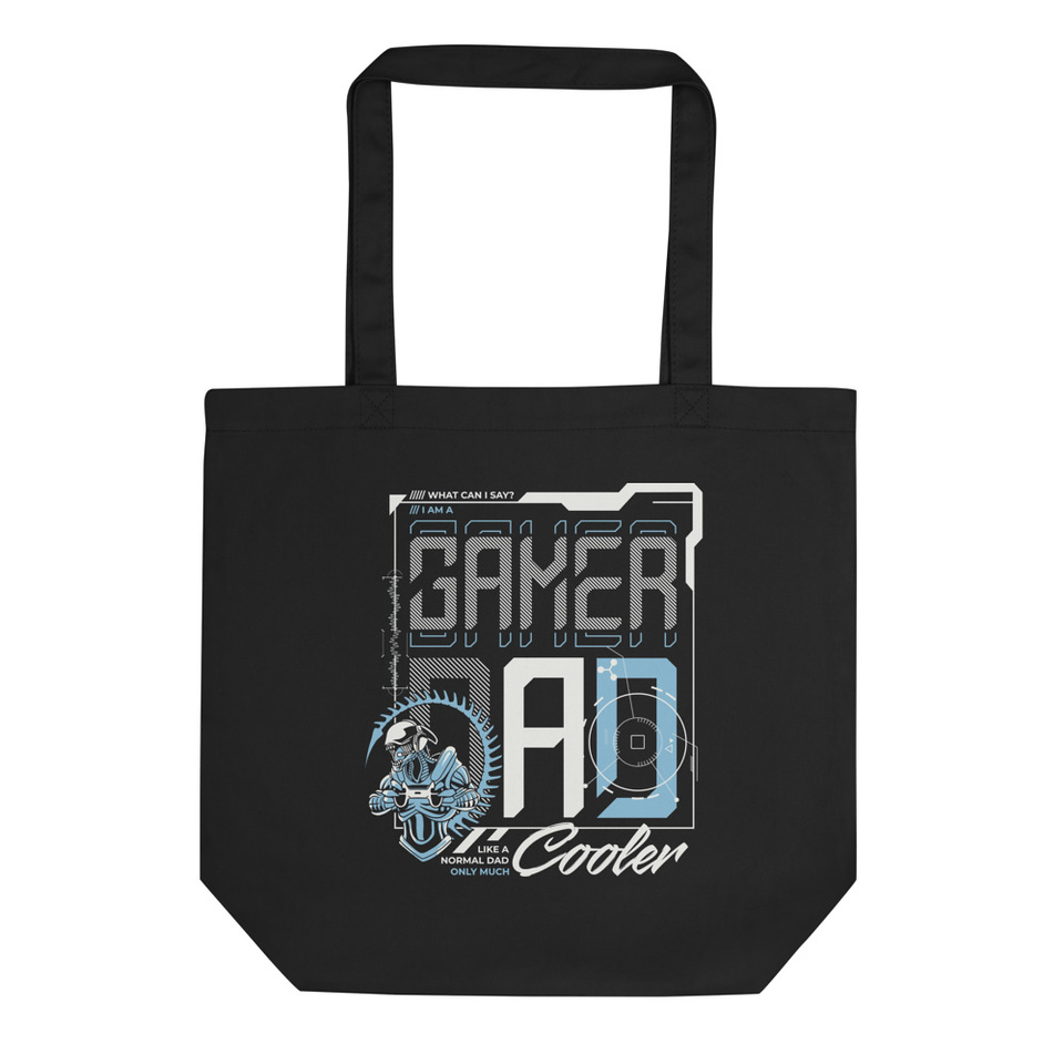Gamer Dad - Scifi Alien Eco Tote Bag
