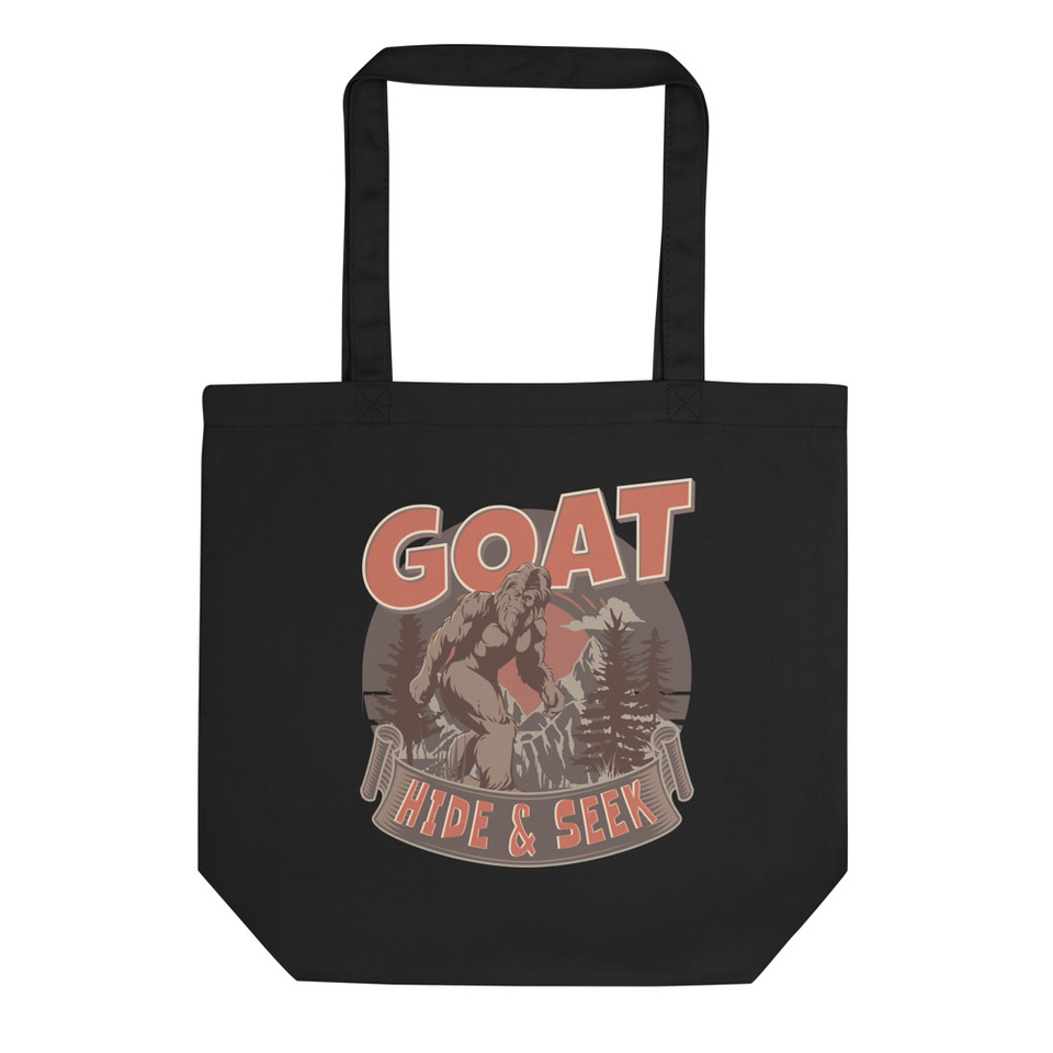 GOAT-Bigfoot-Hide & Seek Eco Tote Bag
