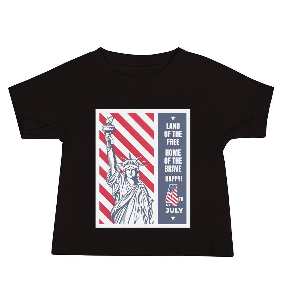 4th of July Baby Staple Tee