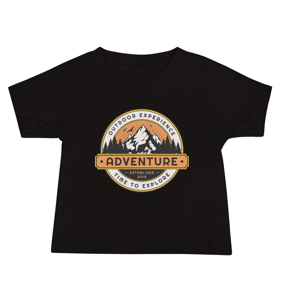 Adventure - Outdoor Mountain Baby Staple Tee