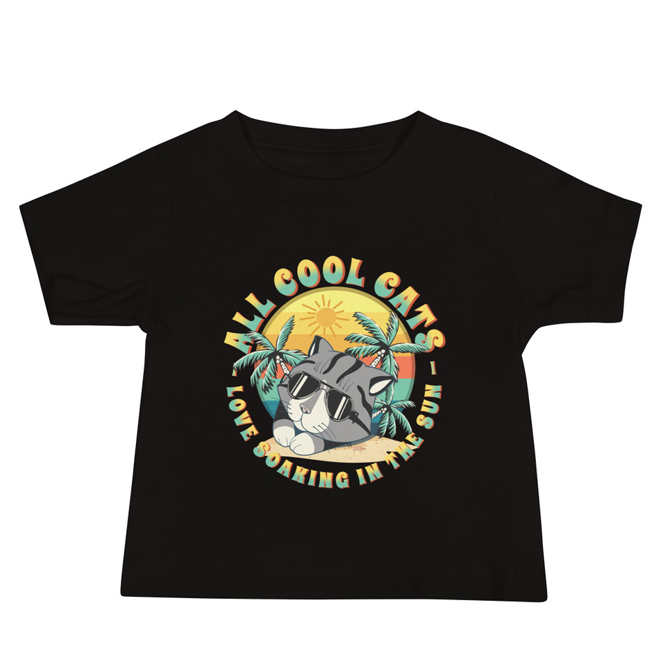 All Cool Cats - Sunset Beach Baby Staple Tee
