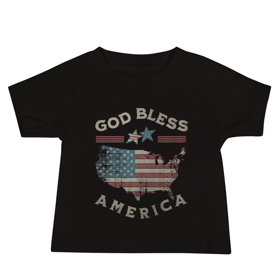 America - Land Of The Free Baby Staple Tee