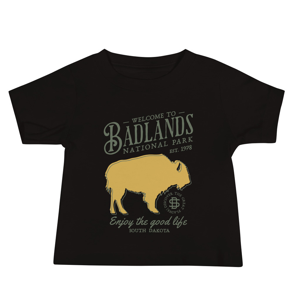 Badlands National Park - Bison Baby Staple Tee