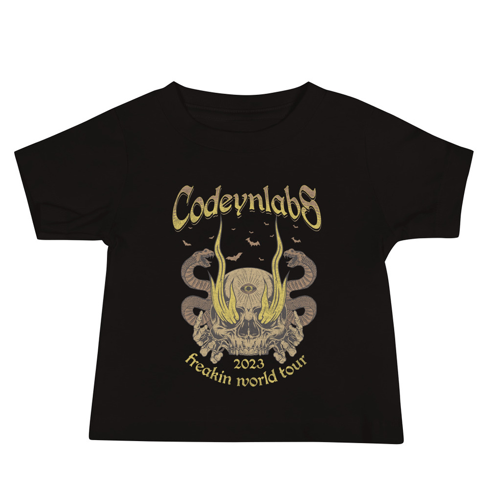 Band Merchandise Tour Illustration Baby Staple Tee