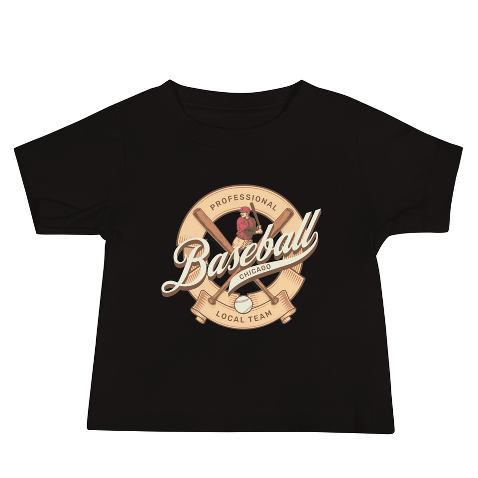 Baseball Team - College Sports Baby Staple Tee