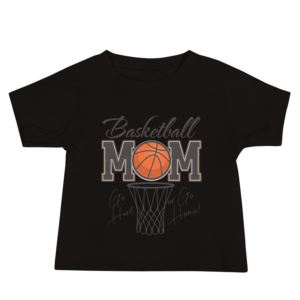Basketball Mom - Mother's Day Baby Staple Tee