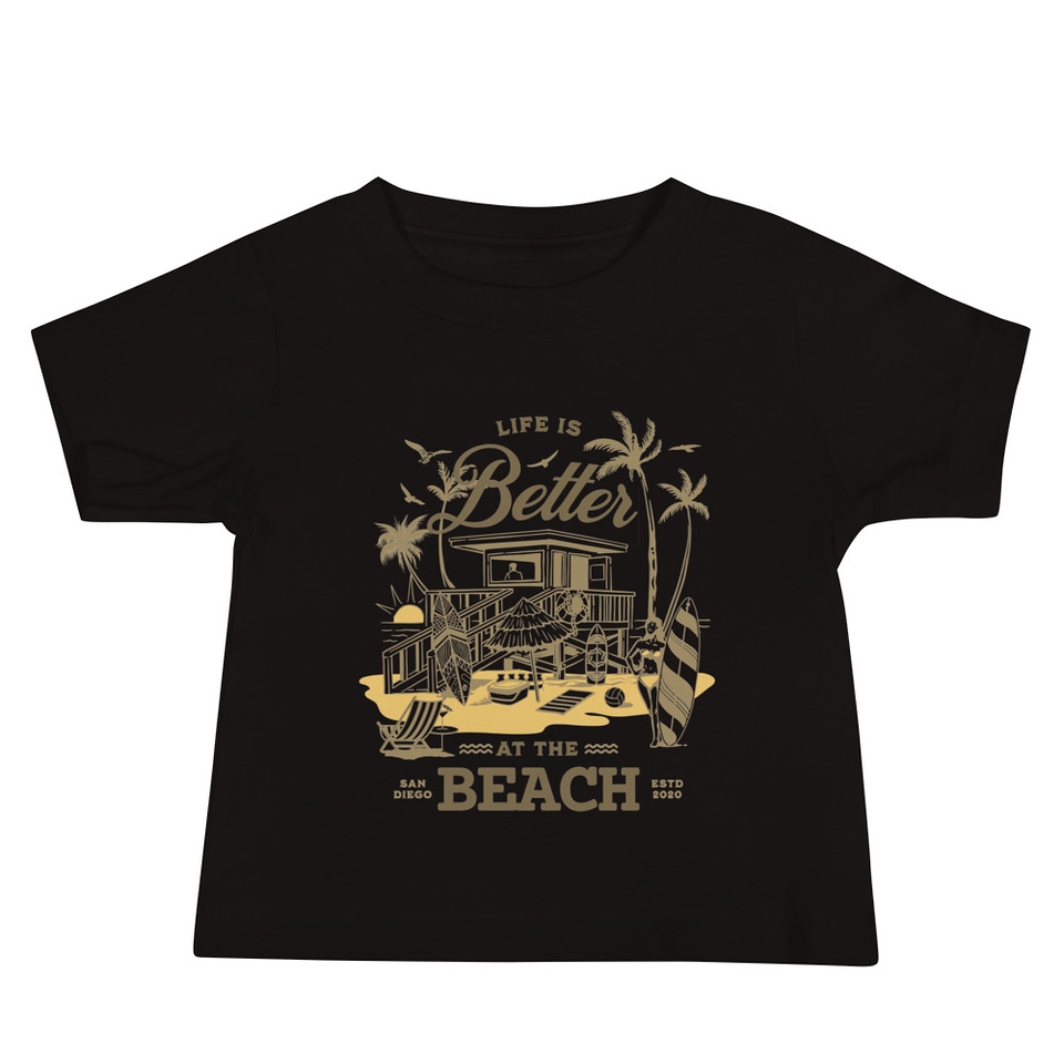 Beach Life - Outdoor Baby Staple Tee