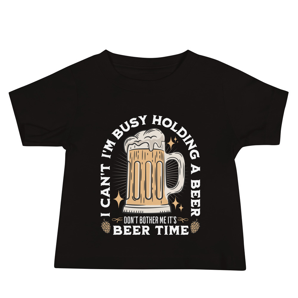 Beer Time - Father's Day Baby Staple Tee