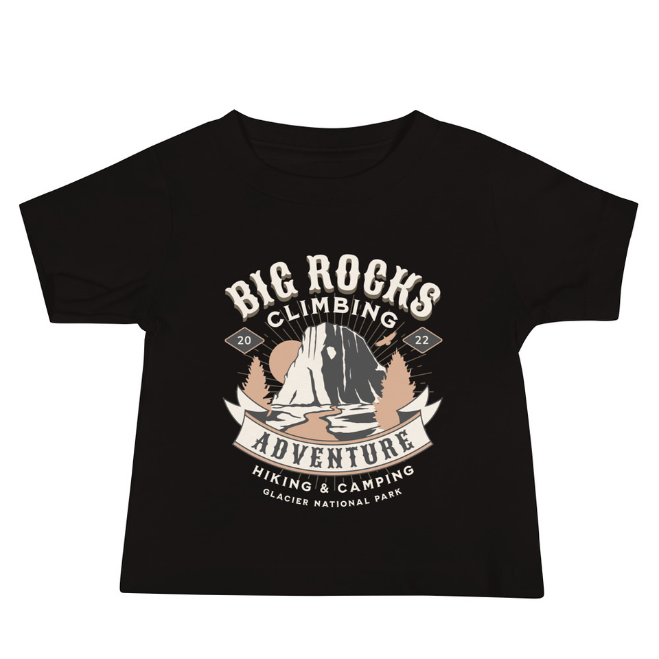 Big Rocks Climbing - Outdoor Adventure Baby Staple Tee